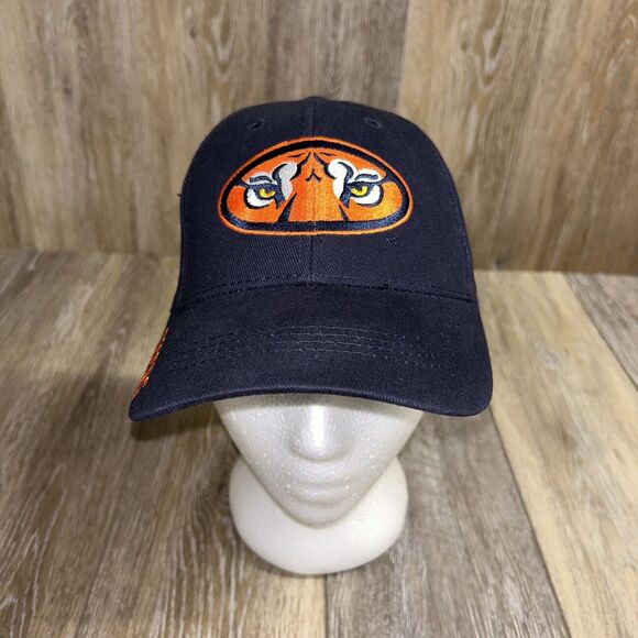 Auburn Tigers Hat Cap Blue Russell Athletic Tiger Eye War Eagle Strapback - Picture 1 of 8